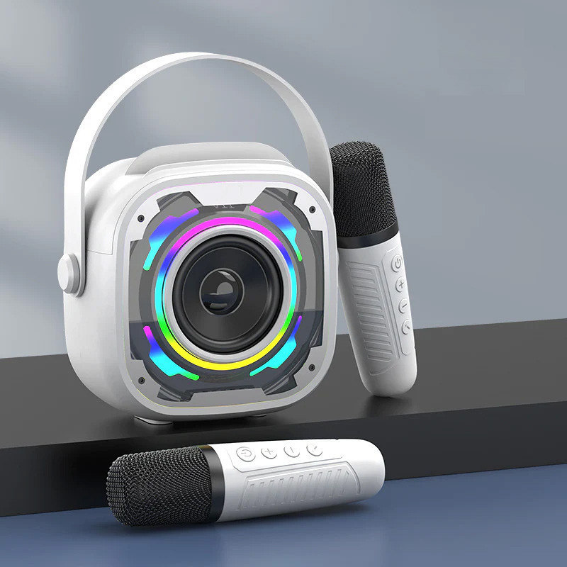 Bluetooth колонка V11 + два микрофона Херсон - зображення 3