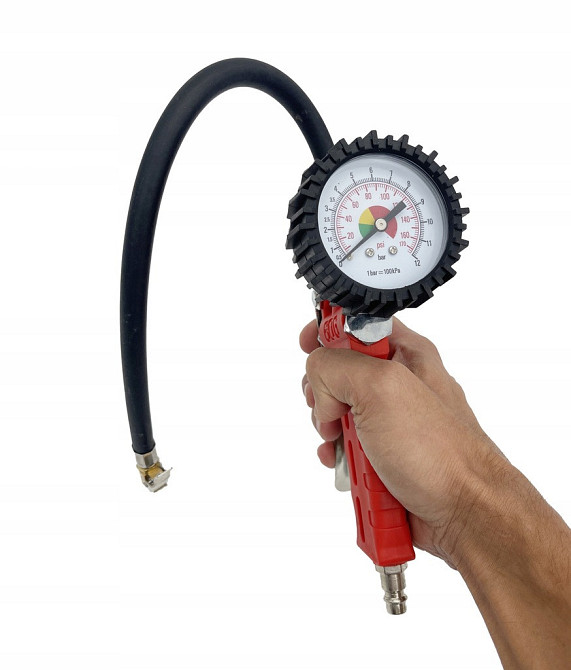 Пистолет для подкачки шин с манометром 12 бар AIRKRAFT STG-29 Харків - зображення 7