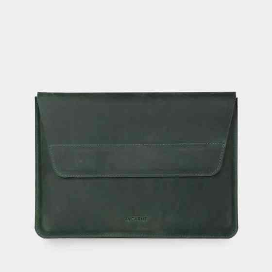 Чехол для ноутбука винтажный Incarne Line MacBook Pro 13" 2016-2025 line-green-vintage-pro-13 зелены Київ