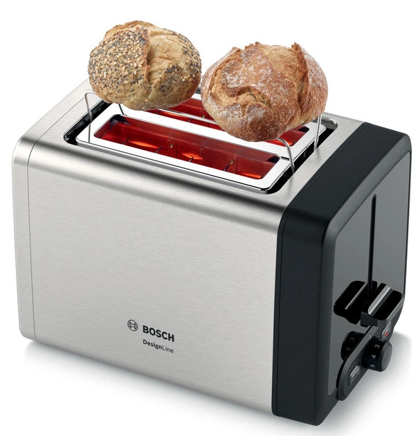 Тостер Bosch TAT4P420 970 Вт серебристый Киев - изображение 8