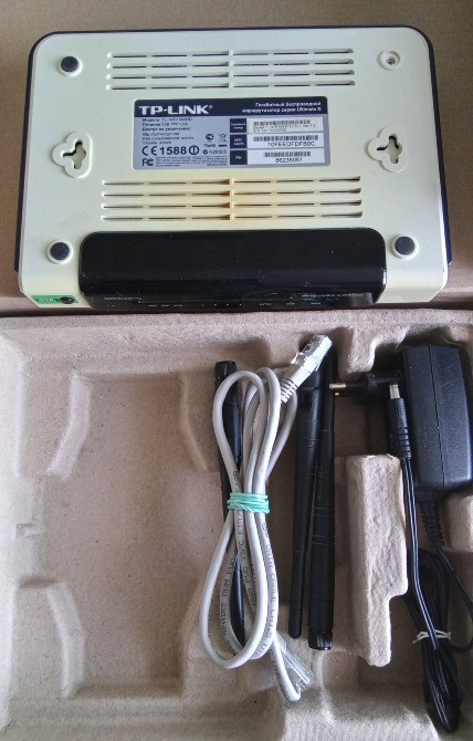 WiFi Router Роутер Маршрутизатор 2.4 GHz ГГц TP-LINK TL-WR1043ND 1-LAN 4-WAN RJ-45 DC-5.5 9v 12v Вінниця - зображення 1