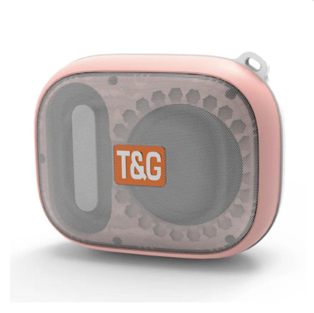Колонка портативная Bluetooth T&G TG394 pink розовая Киев - изображение 3