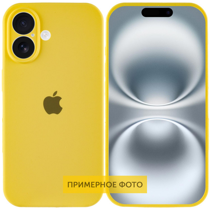 Чехол Silicone Case Full Camera Protective (AA) для Apple iPhone 16 (6.1") Херсон - изображение 3