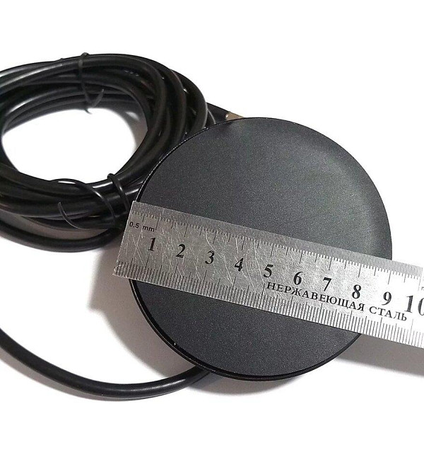 Антенна 840-1035 МГц 4-7 dBi, до 50W 32 см, N-male, с магнитным основанием 9 см, RG58U 3 метра с RP  Днепр - изображение 8