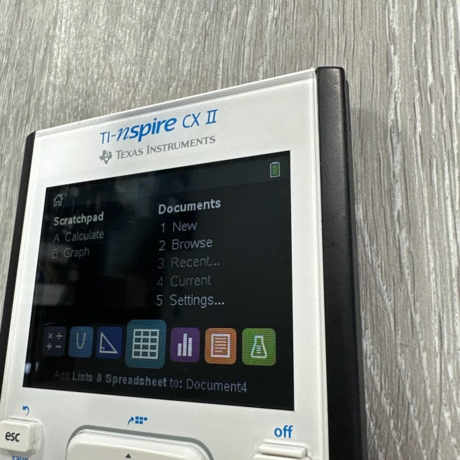 Графический калькулятор TI-Nspire CX II в идеальном состоянии и заряжен на удачу Київ - зображення 6