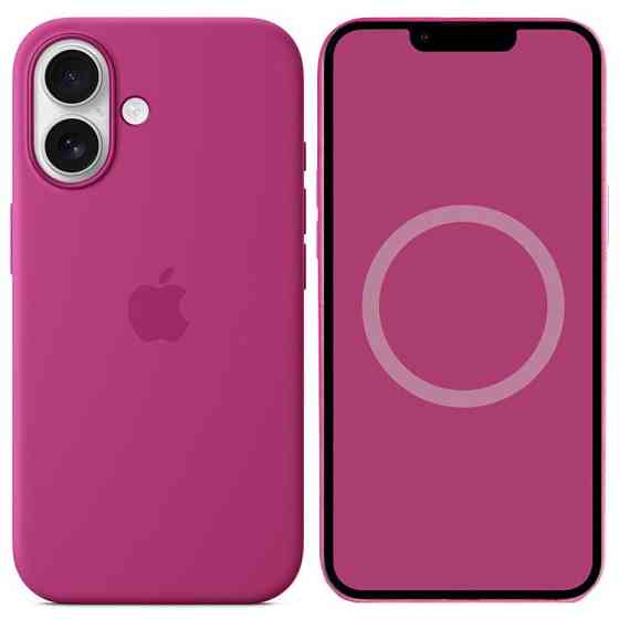 Чехол Silicone case (AAA) with Magsafe and Animation для Apple iPhone 16 (6.1") Херсон
