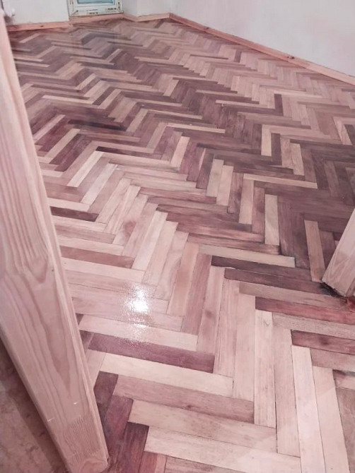 Профессиональная шлифовка циклевка паркета - доски без пыли Киев обл Київ - зображення 11