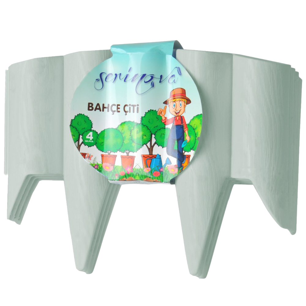 Заборчик 31,5 х 23,5 см каменно-белый Київ - зображення 1