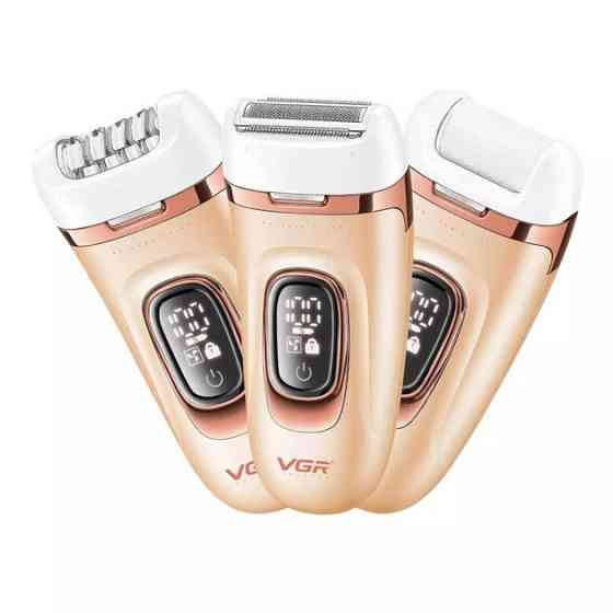 Набор для ухода и депиляции VGR 3 в 1 V-762 GOLD золотистый Київ