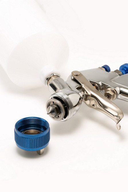 Краскопульт пневматический MASTERTOOL HP PROFI ВПЛБ 600 мл Ø 1,4 мм круглый/плоский факел 120-170 л/ Харків - зображення 3