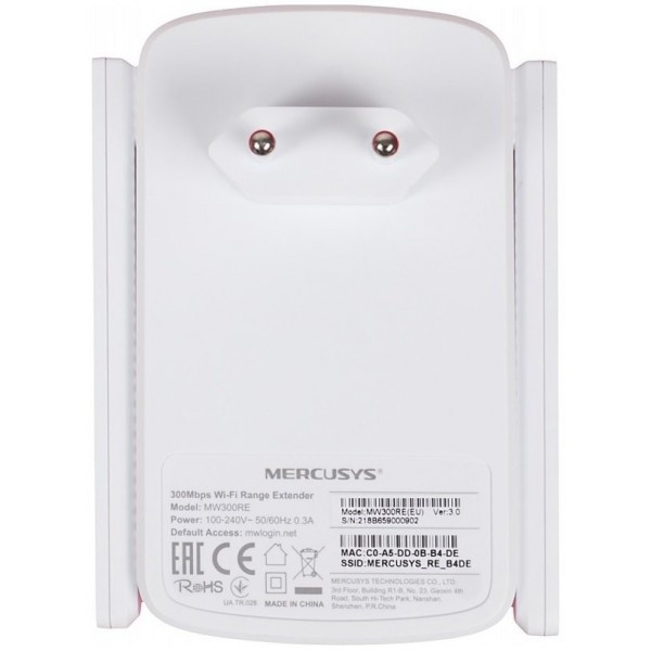 Ретранслятор Mercusys MW300RE Харків - зображення 8