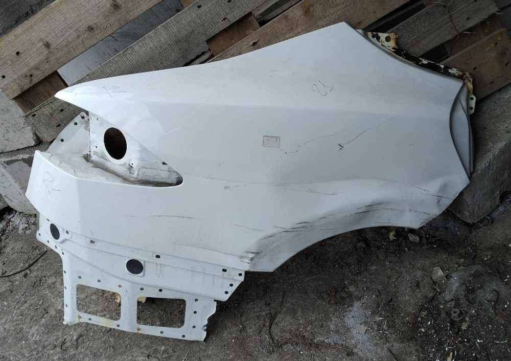 Четверть задняя правая крыло (дефект - обрезан сапожок, с повреждениями) Tesla model S, model S REST Київ - зображення 1