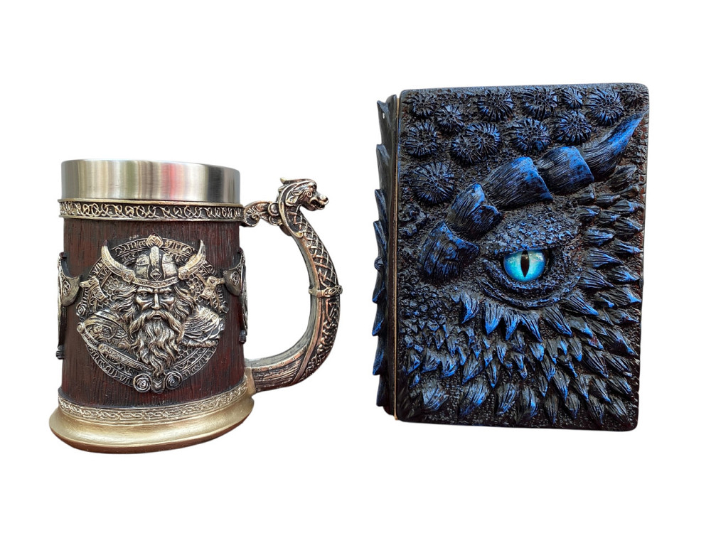 Подарочный набор Кухоль 3 Берсерк-Викинг и Блокнот 3 «Книга теней и Глубин» Київ - зображення 1