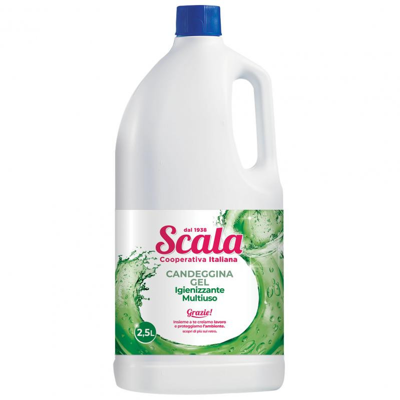 Гель-відбілювач дезінфекційний Scala Candeggina Gel Iggienizante Multiuso 8006130504595 2.5 л Київ - зображення 1