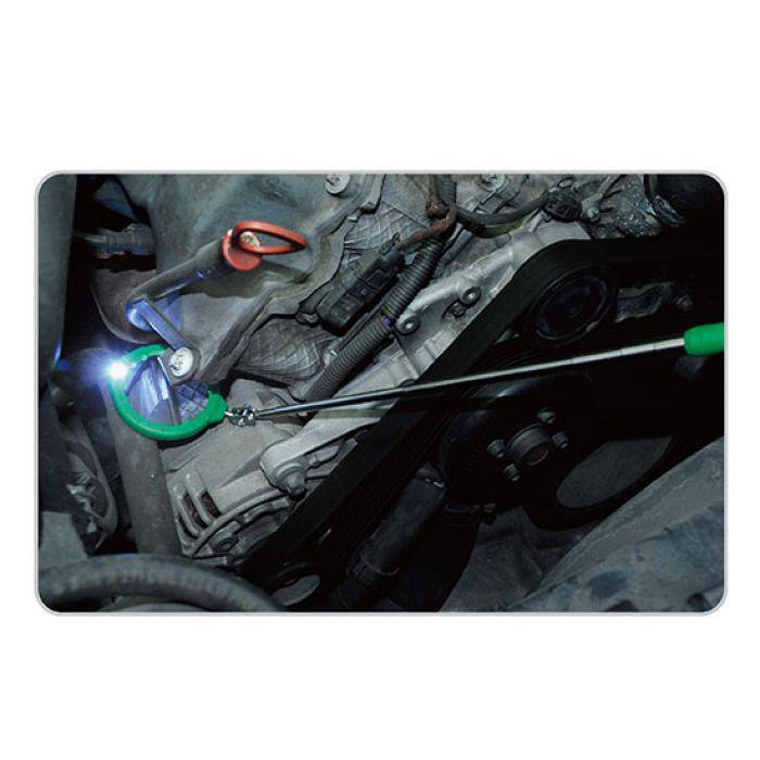 Зеркало инспекционное телескопическое с подсветкой TOPTUL d=55 мм, 262-950 мм JJAM0495 Харків - зображення 2