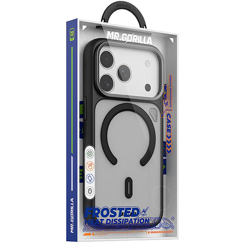 TPU+PC чехол Blueo Frosted Heat Dissipation Stand with MagSafe для Apple iPhone 17 Pro (6.3") Херсон - изображение 4