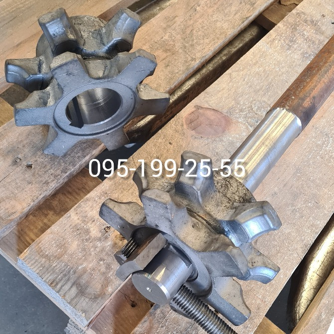 Вал ведений ПРТ-10, ПИМ-40. Зірочка ведена ПРТ-10, ПИМ-40. Зірочка ведуча ПРТ-10, ПИМ-40 Днепр - изображение 1