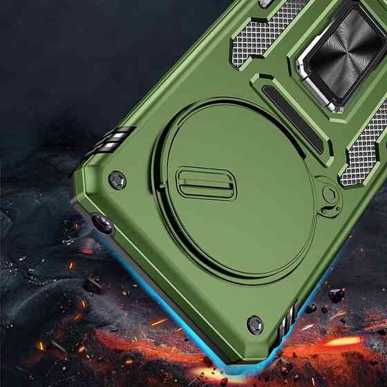 Ударопрочный чехол Camshield Army Ring для Xiaomi Redmi Note 14 Pro 4G/5G / Poco X7 Херсон