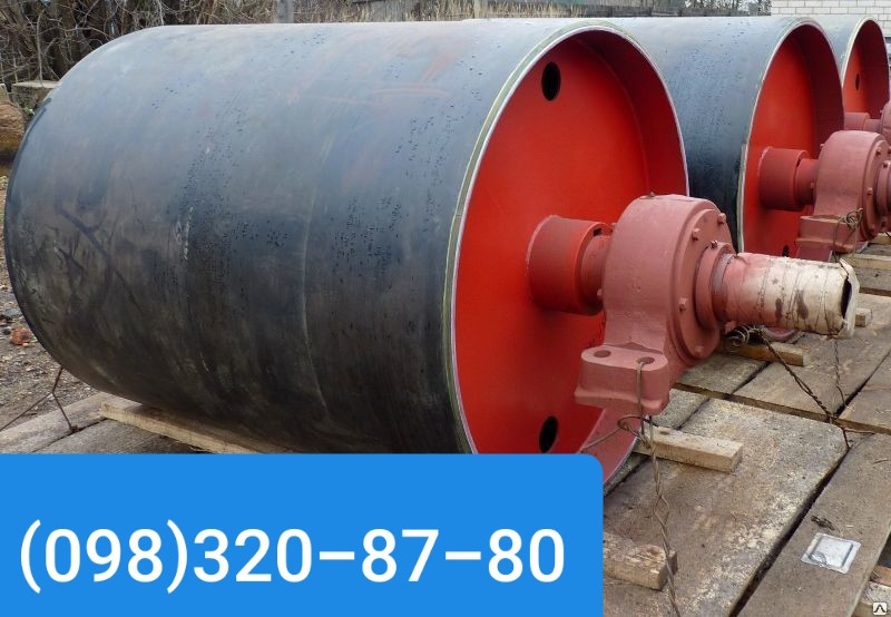 Резиновая футеровка натяжного барабана транспортера Киев - изображение 3