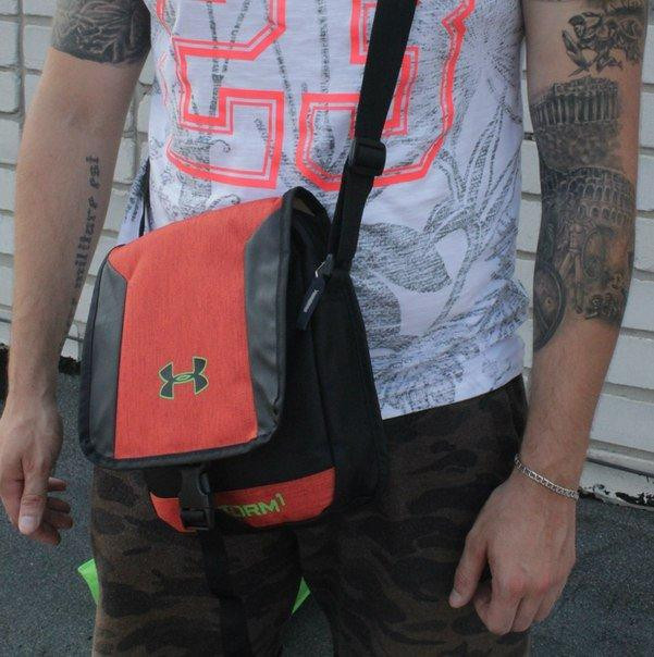 Сумка через плечо Under Armour Storm1 (оранжевая) Киев - изображение 4