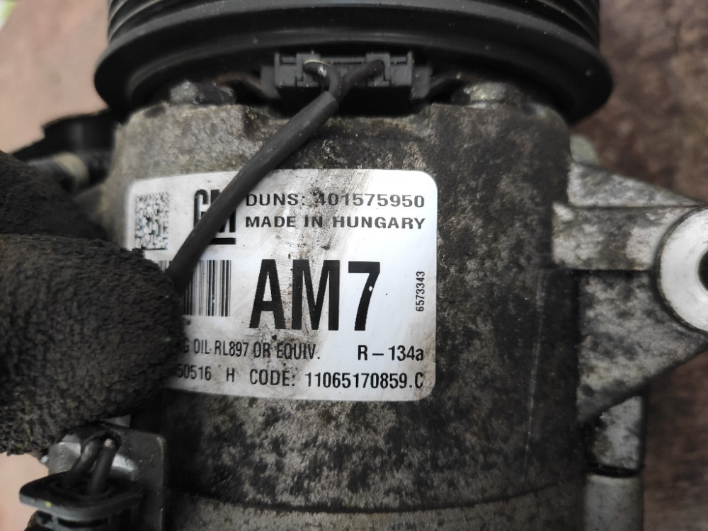 Компрессор кондиционера Opel Zafira C 1.6 cdti 2012-2019 (13450516) Ковель - изображение 6