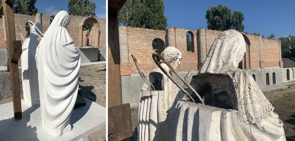 Восстановление духовного наследия: реставрация скульптур апостола Павла и девы Марии Київ - зображення 4