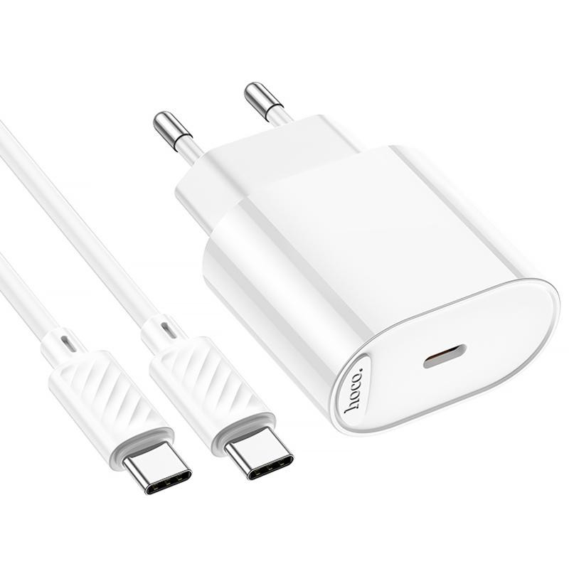 СЗУ Hoco C109A Fighter PD20W (1USB-C) + кабель Type-C to Type-C Херсон - изображение 5