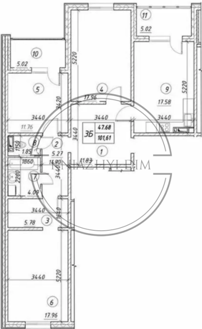 Продаж 3 кімнатної квартири по вул. Ревуцького 54А ЖК Ревуцький 21144778 Київ - зображення 3