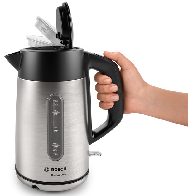 Электрочайник Bosch TWK4P440 1,7 л серебристый Київ - зображення 7