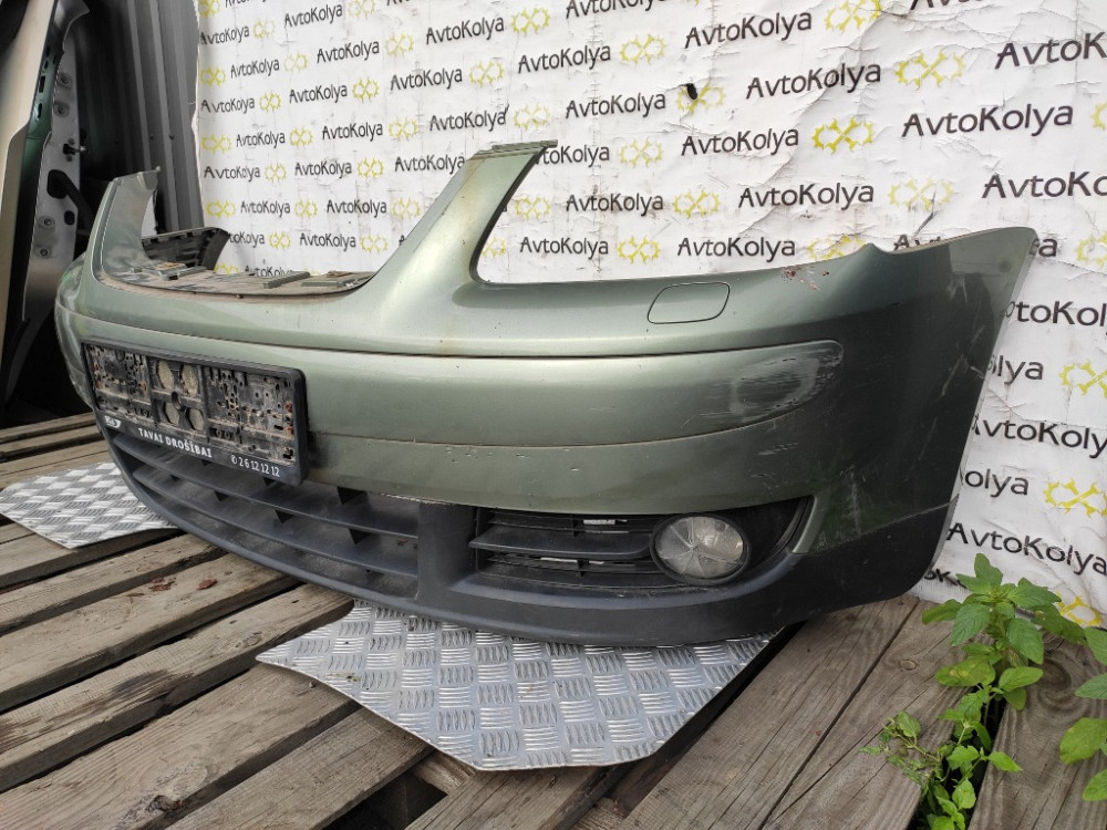 Бампер передний с туманками VW Caddy 2004-2010 Ковель - зображення 2