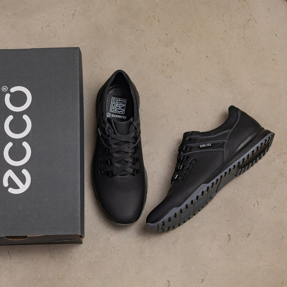 Мужские кожаные кроссовки Е-series Black Киев - изображение 7