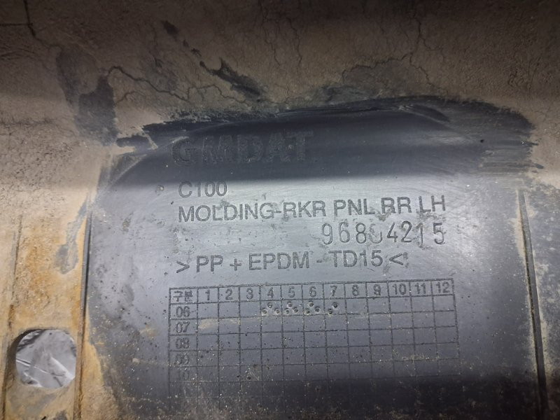 Накладка порога внешняя левая Chevrolet Captiva 2006-2011 96804215 (Арт. 58533) Київ - зображення 5