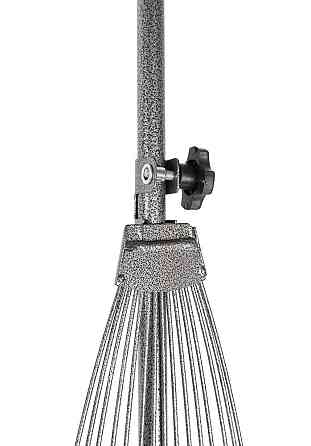 Грабли веерные раздвижные крашеные ГОСПОДАР 15 спиц 500х340 мм с черенком 14-6296 Харків