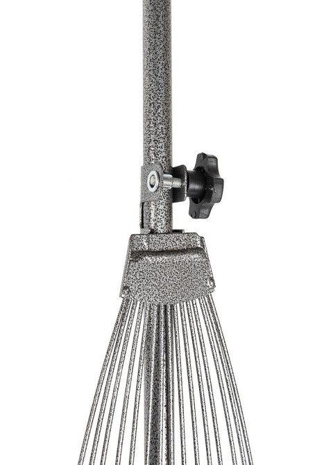 Грабли веерные раздвижные крашеные ГОСПОДАР 15 спиц 500х340 мм с черенком 14-6296 Харків - зображення 3