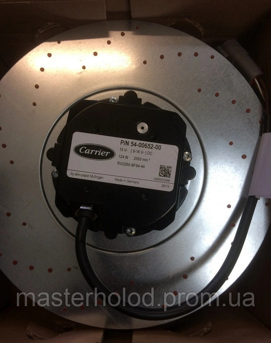 54-00652-00 Вентилятор испарителя (турбинка) 12V Carrier Transcold
 Supra 1150MT / 1250MT
турбина ис Чернівці - зображення 4