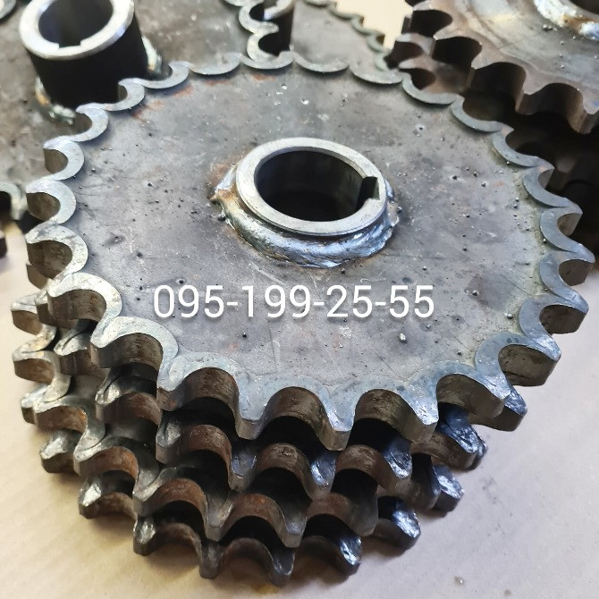 Зірочка ПРТ 10.02.290-А. Зірочка z-24 ПРТ-10 (подвійна під шпонку) Дніпро - зображення 1