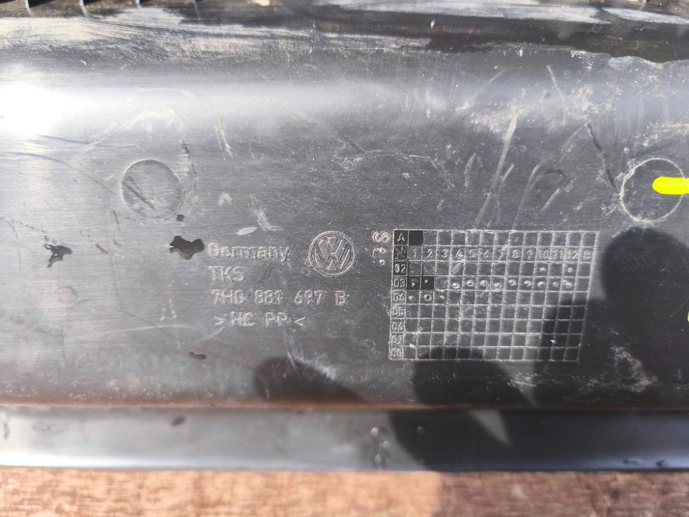 Накладка заглушка сиденья VW T5 2003-2015 (7H0881697B) Ковель - зображення 2