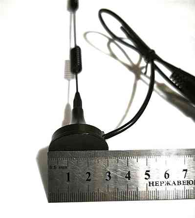 GSM антенна 900/1800 МГц 5 дБ на магнитной основе с переходником N-F, RG174 50 см Днепр