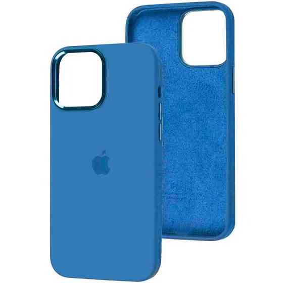 Чехол Silicone Case Metal Buttons (AA) для Apple iPhone 14 Pro Max (6.7") Херсон