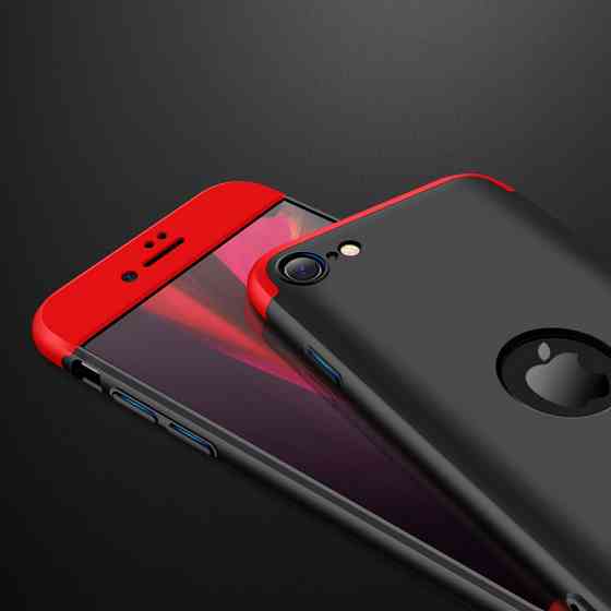 Пластиковая накладка GKK LikGus 360 градусов (opp) с лого для Apple iPhone SE (2020) Херсон