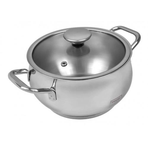 Каструля з кришкою Lessner Ottimo 55879-22 22 см 4.5 л срібляста Киев - изображение 11