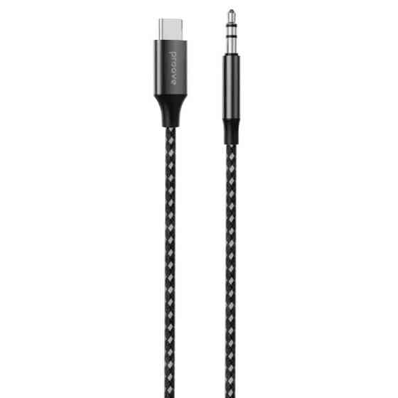 AUX кабель Proove SoundMesh Type-C to 3.5mm 1m Gray (ACSM00002801) Харьков