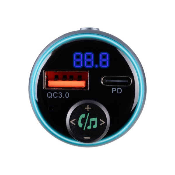 FM-трансмітер Gelius Play GP-FMT050s 30W PD/18W QC RGB (Код товару:41956) Харків - зображення 3