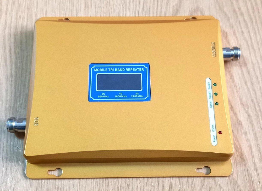 Усилитель 3G/4G интернета и связи трехдиапазонный 2G/3G/4G SL-1770-GDW 900/1800/2100 МГц, 300-400 кв Дніпро - зображення 8