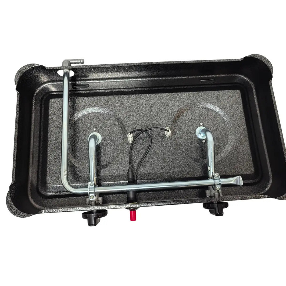 Плита газовая Grunhelm GGP-6032 4400 Вт черная Київ - зображення 5