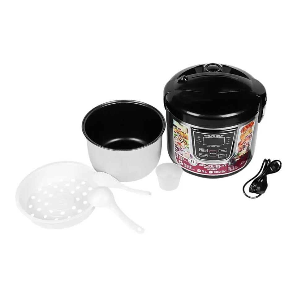 Мультиварка Grunhelm MC-08SB 900 Вт серебристая Киев - изображение 7