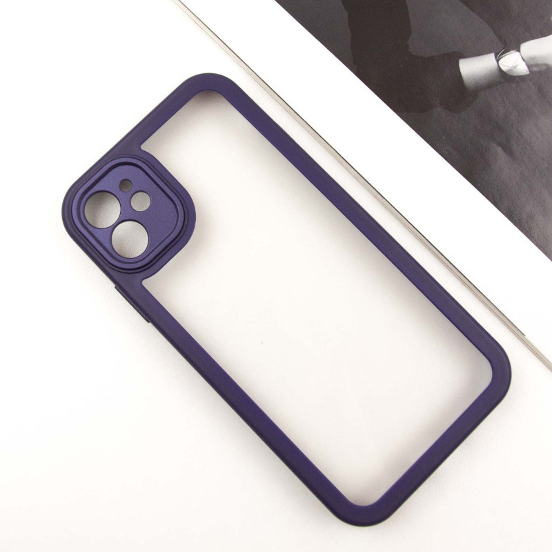 TPU чехол Transparent + Colour 1,5mm для Apple iPhone 12 (6.1") Херсон - изображение 12
