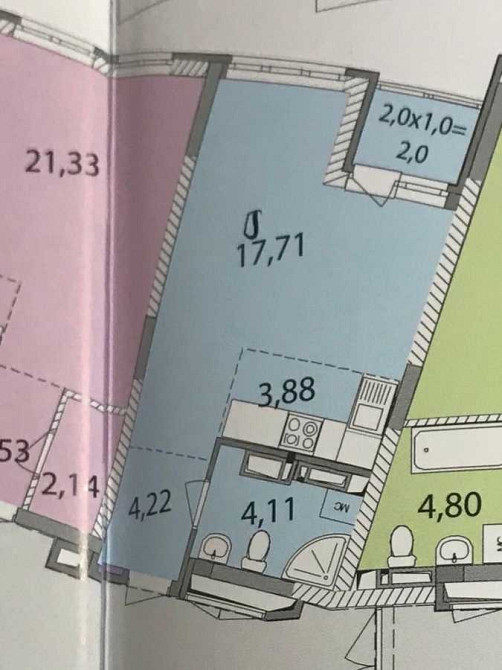 долгосрочная аренда 1-к квартира Киев, Дарницкий, 15000 грн./мес. Київ - зображення 8