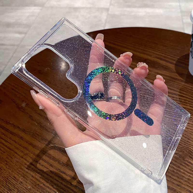 Чехол TPU Eclipse Sparkle (MagFit) для Samsung Galaxy S25 Ultra Херсон - зображення 3