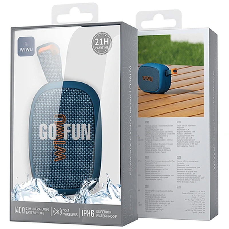 Bluetooth Колонка WIWU H1 Go Fun Херсон - изображение 4